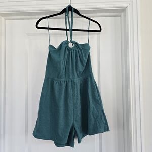 Old Navy Womens Teal Romper Size M
